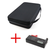 Battery Tester + Battery Storage Case Carrying Bag For AA AAA C D 9V Battery Box
