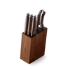 BergHOFF Stainless Steel Knife Set With Holder Fruit Knife Multi-purpose Tool Chopper Santoku Tool