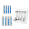 BESTON Micro USB AA AAA Battery Charger 4 Slot Indicator Light USB Charging Charger