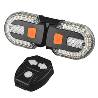 Bicycle Turn Signal Light Wireless Remote Control Bike Taillight USB Rechargeable Bicycle Front Rear Light LED Bike Warn