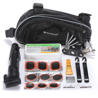 Bike Bicycle Tire Multi-use Repair Tools Mini Pump Kits Bag in 1