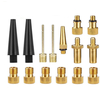 BIKIGHT 15pcs Air Valve Adapters Bicycle SV AV DV Extension Pump Tools For Cycling Football Basketball