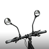 BIKIGHT 1Pc Adjustable Mountain Bike Mirror Cycling Bicycle Flexible Rearview Mirror Convex Mirror Safety View Mirror