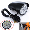 BIKIGHT 2800LM 7x LEDs Bike Front Light Metal Shell 80db Horn Electric Scooter Headlight