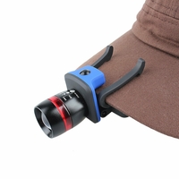 BIKIGHT 450LM 3Modes Zoomable LED Cap Light Head Light Ball Hat Lamp Flashlight Adjustable Headlamp Power By AAA Batteri