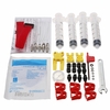 BIKIGHT Bicycle Hydraulic Disc Brake Kit Tool for AVID Formula DODE JUICY HAYES ELIXIR with 4pcs Syringes