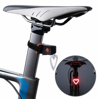 BIKIGHT Bike Bicycle Tail Light 5 Modes USB Rechargeable WaterproofLED Cycling Rear Back Taillight