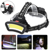BIKIGHT TH-T123 600LM COB LED Headlamp USB Rechargeable 4 Modes Flashlight Mini Waterproof Headlight Torch Built-in 1865