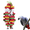 Bird Chewing Toy Large Medium Parrot Cage Bite Toys for Macaw,  African grey,  Cockatiels and Cockatoos