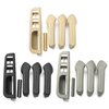 Black Interio Door Handles Cover Switch Bezel Set for VW Jetta Golf Bora MK4