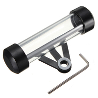 Black Motorcycle Tube Tax Disc Cylindrical Holder Frame Waterproof