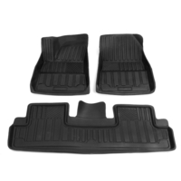 Black TPE Waterproof Car Floor Mat for Tesla Model 3 All-Weather Fits