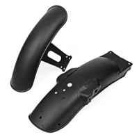 Black/Silver Metal Motorcycle Rear & Front Mudguard Cover For CG125 Retro Modification