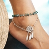 Bohemian Irregular Anklet Green Turquoise Dream Anklet
