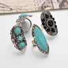 Bohemian Retro Blue Turquoise Ring
