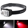 BORUiT B36 650LM XPG White Light+3030 Red Light Ultralight HeadLamp 5 Modes 45°Rotatable Focus Headlamp Outdoor Cycling