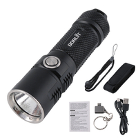 BORUIT BC10 XHP70 3600LM USB Rechargeable 26650 LED Flashlight