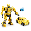 CaDA B127-BEEBOT 2 In 1 DIY 2.4G Smart RC Robot Block Building Shooting Assembled Robot Car Toy