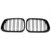 Car Front Right & Left Gloss Black Front Grilles For BMW E46 1998-2001