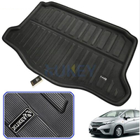 Car Rear Trunk Liner Boot Cargo Mat For Honda Fit / Jazz Hatchback GK5 2014-2019