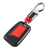 Carbon Fiber Key Shell Key Case Cover ＋Key Chain For VW Skoda Kodiaq Superb