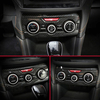Carbon Fiber Pattern Car Air Condition Switch Button Dashboard Frame Panel Cover for Subaru 2018 XV