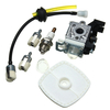 Carburetor For Zama RB-K93 Echo SRM-225 GT-225 Air Filter Fuel Line Kit