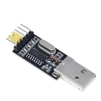 CH340 Moule USB to TTL CH340G Wire Brush Plate STC Microcontroller Board USB to Serial