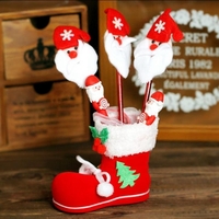 Christmas 2017 Honana-HF616 Paper Gift Box Candy Box Fit Party Christmas Shoes Pattern Jewelry Packaging Box