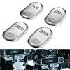 Chrome Brushed Rocker Switch Cover For Harley Electra Glide FLHTCU 1996-2013
