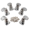 Chrome Guitar String Tuning Pegs Heads Acoustic 6 PCS Right Left