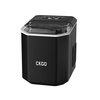 CKGO Ice Maker Self-Cleaning Portable Refrigerator Manually Add Water 1. 3L/60pcs Ice Machine US Plug Bullet Ice Shape