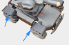 CNC Wheel Splash Guard Fender For DJI RoboMaster S1 RC Robot