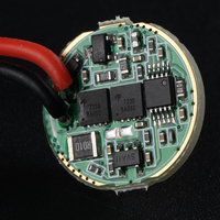 Convoy DIY 17mm SST40 Flashlight Driver with 4 Modes 0.1% -3% -30% -100% Max Power Output 5000mA LED Driver Chip Firmwar