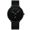CRRJU Watches Men Simple Dial Bright Needle Wristwatch Waterproof Male Round Fashion Quartz Watch with a Box,  Ideal Choi