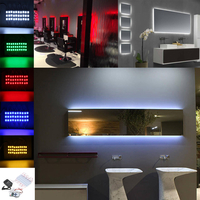 DC12V 50FT 100PCS Waterproof DC12V 5630 3 LED Module Strip Window Sign Decor Light+Remote Control+Power Supply