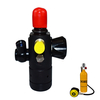 DIDEEP 360° Rotation Oxygen Tank First Stage Air Valve Head Tanks Adapter Valve Head Swimming Diving Equipment