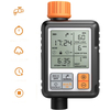 Digital Programmable Water Timer Automatic Watering Device 3" Large Screen IP65 Waterproof Rain Delay for Outdoor Garden