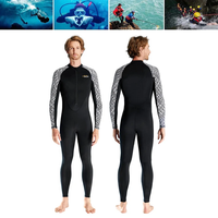 DIVE&SAIL UPF 50+ Cool Swimsuit Full Body Sleeve Set 98% Long-last Sun Protection Quick Dry Breathable Surf Swimwear for
