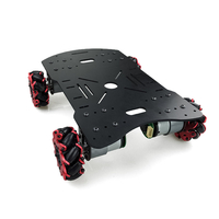 DIY 4WD Smart RC Robot Car Chassis Base With Omni Wheels TT Motor ForMakeblock STM32 51