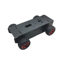 DIY A-11 4WD Aluminous Smart Car Chassis RC Robot Car Parts With Motor ForRaspberry Pi