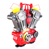 DIY Assembly Simulation Motorcycle Engine Set Model with Light and Music Educational Toy