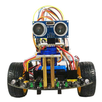 DIY Smart Wifi RC Robot Car Kit Infrared Evades Bonds Following Tracking With ZYduino Board HD Camer
