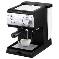 Donlim DL-KF6001 850W Full Semi-automatic Coffee Machine Steam Milk Foam Instant Home Commercial