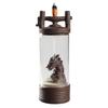 Dragon Backflow Incense Burner Auspicious Glass Cover Tearoom Ornaments Ceramic Crafts Home Decor Incense Stove Wedding