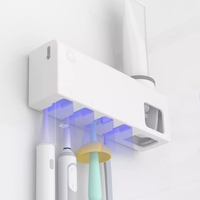 Dr.Meng Smart Induction UV Electric Toothbrush Sterilizer Wall Mounted Toothbrush Dsinfection Holder Automatic Toothpast