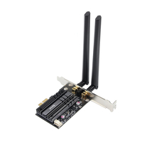 Dual Band 2400Mbps Wireless PCI-E Wifi Adapter For Desktop PC With Intel Wi-Fi 6 AX200 bluetooth 5.0 802.11ax/ac 2.4G/5G