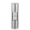 Dual-head Manual Pepper Grinder Stainless Steel Grinder Pepper Mill Double Head Salt and Pepper Grinder for Home Kitchen