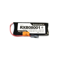 DUALSKY RXB08001 800mAh 3.7V 2C/20C LiPo Battery TJC8 3P for Receiver RX Mini G.lider RC Drone DLG HLG Helicopter Racing