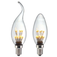 E14 Edision Light 1.5W Star Starry Sky LED Firework Filament Retro Decor Christmas Light Bulb 220V
